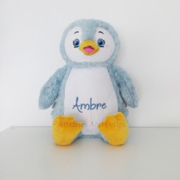 Peluche pingouin personnalisable - Attaches And Perles
