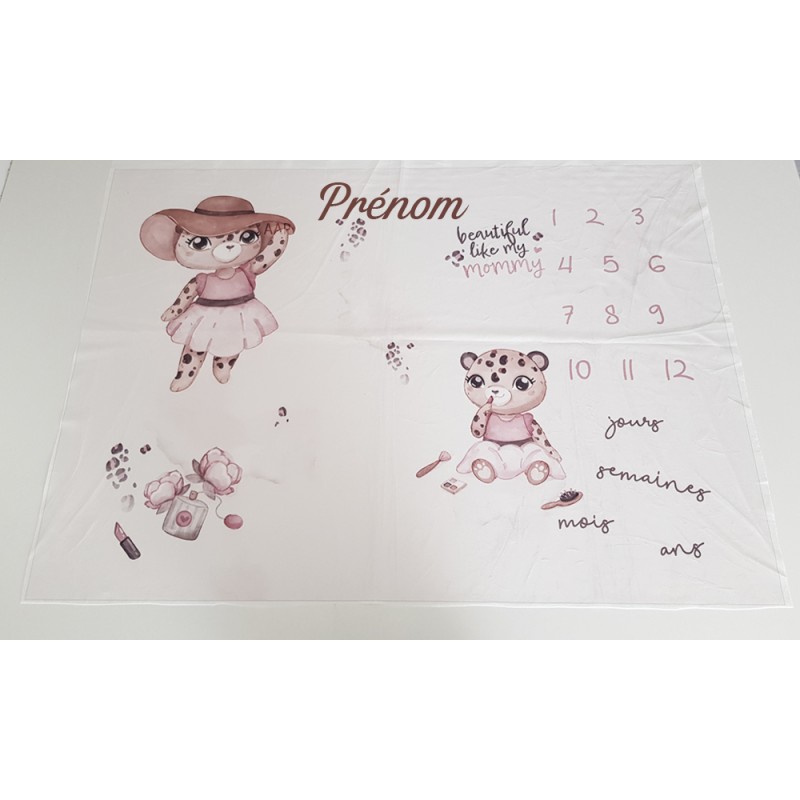 Tapis étape comme maman personnalisable - Attaches And Perles