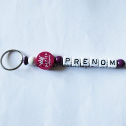 Porte-clés "Prénom" PC13 - Attaches And Perles