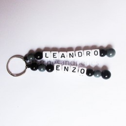 Porte-clés "Enzo et Leandro" - Attaches And Perles