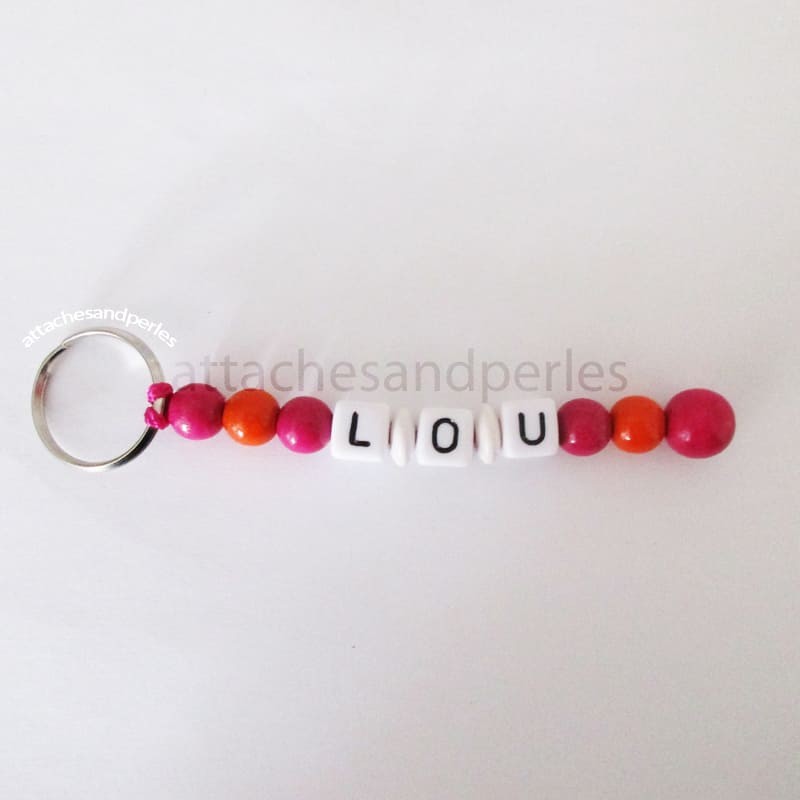 Porte-clés "Lou" - Attaches And Perles