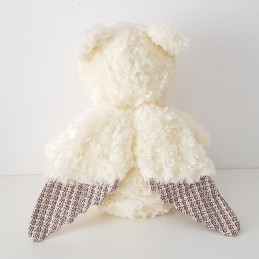 Peluche ourson ange gardien personnalisable - Attaches And Perles