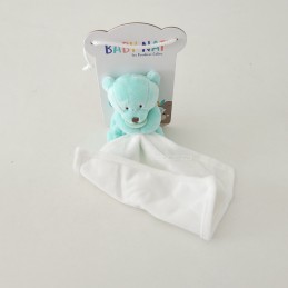 Doudou ourson menthe personnalisable - Attaches And Perles
