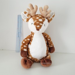 Peluche cerf personnalisable - Attaches And Perles