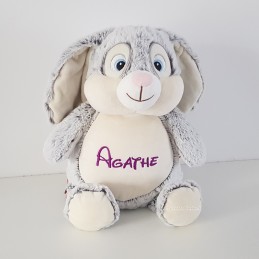 Peluche lapin personnalisable - Attaches And Perles