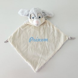 Doudou lapin personnalisable - Attaches And Perles
